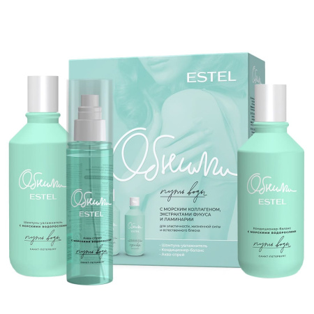 Набор Estel ОБНИМИ Путь воды (шампунь 300 мл, кондиционер 250 мл, спрей 150 мл)