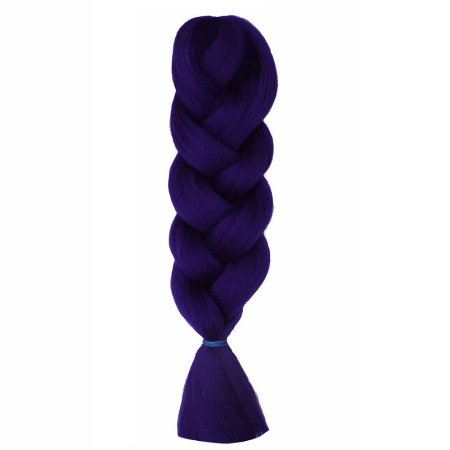 Hairshop 2 Braids Ф18 канекалон Темно-фиолетовый, две косы