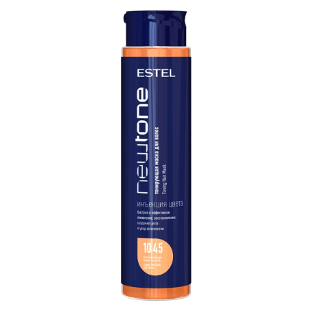 Тонирующая маска для волос Estel Haute Couture Newtone 10/45 светлый блондин медно-красный, 400 мл