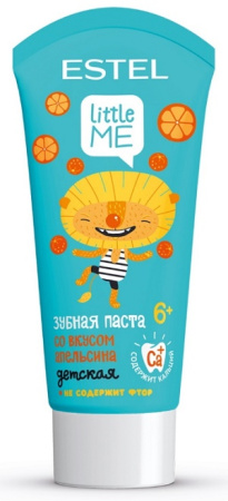 Детская зубная паста со вкусом апельсина Little Me, 60 мл