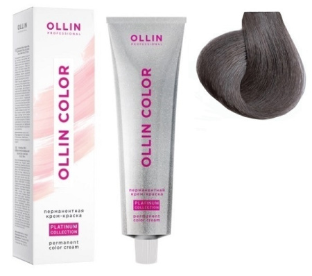 Перманентная крем-краска Ollin Color Platinum Collection 7/12 русый пепельно-фиолетовый, 100 мл