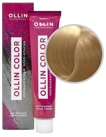 Перманентная крем-краска для волос Ollin Color 10/73 светлый блондин кор.-зол., 60 мл