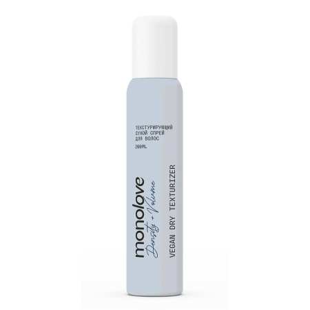 MONOLOVE BIO Текстурирующий сухой спрей для волос VEGAN, 200 мл