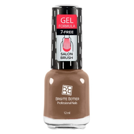 Лак для ногтей Brigitte Bottier Gel Formula, т. 52 шоколадный беж, 12 мл