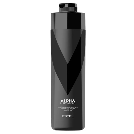 Тонизирующий шампунь для волос с охлаждающим эффектом Estel Alpha PRO, 1000 мл