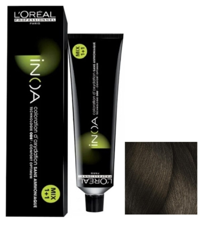 Краска для волос Loreal INOA, 6 темный блондин, 60 мл