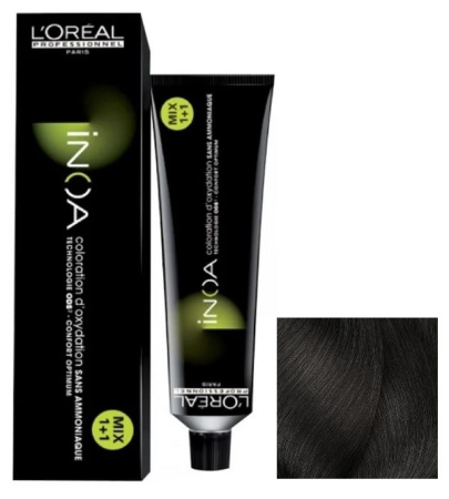 Краска для волос Loreal INOA, 5.0 светлый шатен глуб., 60 мл