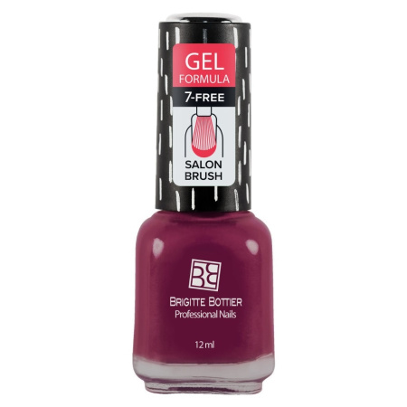 Лак для ногтей Brigitte Bottier Gel Formula, т. 78 ягодное парфэ, 12 мл
