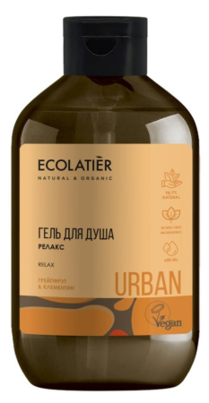 Гель для душа "Релакс" грейпфрут и клементин Ecolatier, 600 мл