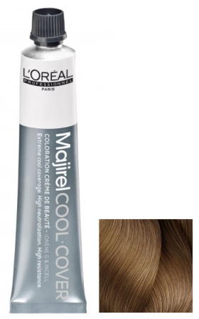 Крем-краска Loreal Majirel Cool Cover 8 св. блондин, 50 мл