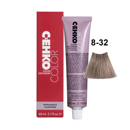 Крем-краска C:EHKO Color Explosion 8/32 светло-золотистый пепельный блондин, 60 мл