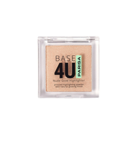 Пудра-хайлайтер для макияжа лица Parisa Base 4U, т. 01 light