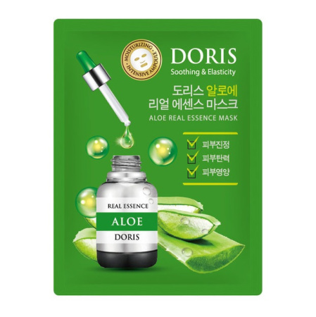 Тканевая маска для лица "Алоэ" Doris, 25 г