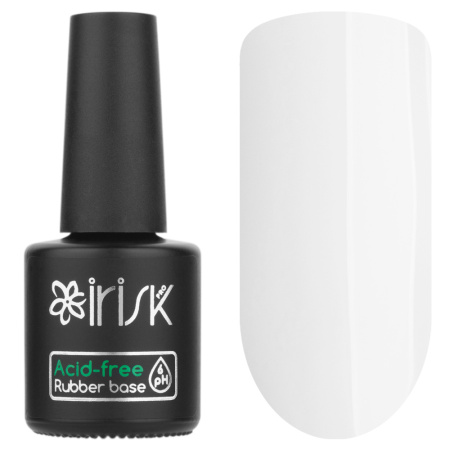 База каучуковая бескислотная IRISK Acid-free Rubber Base 02 milky white, 10 мл