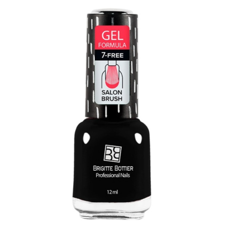 Лак для ногтей Brigitte Bottier Gel Formula, т. 20 черный, 12 мл