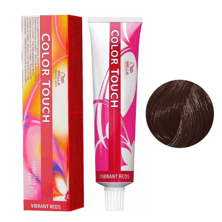 Крем-краска Wella Color Touch 4/57 тёмный агат, 60 мл