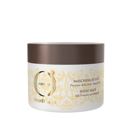 Маска-блеск для волос Barex Olioseta с протеинами шелка и семенем льна, 200 мл