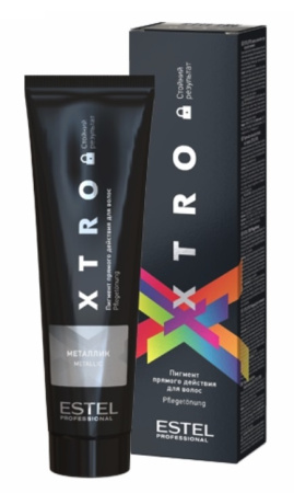 Пигмент прямого действия Estel Xtro Black металлик, 100 мл