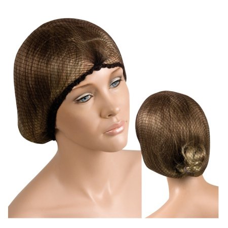 Eurostil Сеточка для прически на резинке темно-коричневая 1 шт/уп