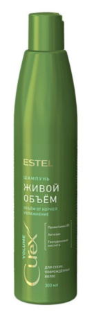Шампунь для сухих, повреждённых волос Estel Curex Volume "Живой объём", 300 мл