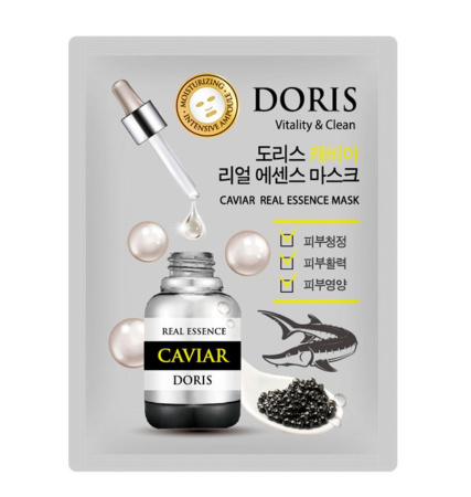 Тканевая маска для лица "Экстракт икры" Doris, 25 г