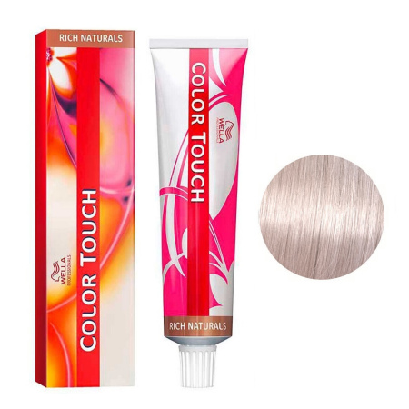 Крем-краска Wella Color Touch 9/96 очень светлый блонд сандре фиолетовый, 60 мл
