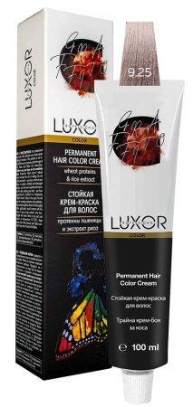 Перманентная крем-краска Luxor Professional Color 9.25 Очень светлый блондин фиол. махаг., 100 мл