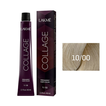 Крем-краска Lakme Collage 10/00 платиновый блондин, 60 мл