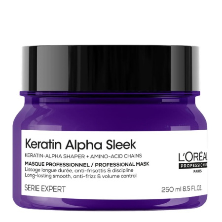 МП L’Oreal Маска интенсивно разглаживающая Keratin Alpha Sleek, 250 мл