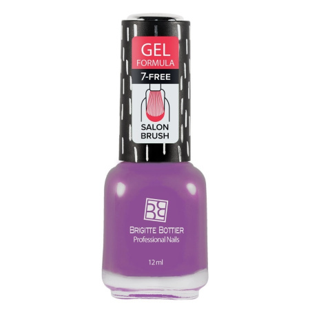 Лак для ногтей Brigitte Bottier Gel Formula, т. 03 сиреневый, 12 мл