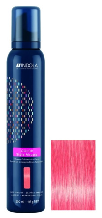 Мусс оттеночный с эффектом стайлинга Color Style Mousse Мягкий абрикос, 200мл
