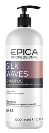 Шампунь Epica Silk Waves для вьющихся и кудрявых волос, 1000 мл