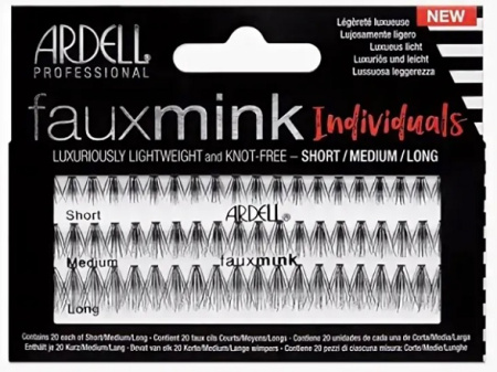 Пучки ресниц Faux Mink норка, комбинированные