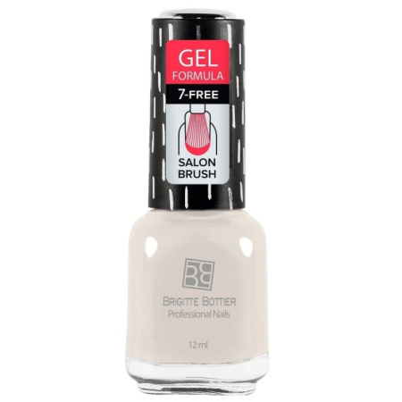Лак для ногтей Brigitte Bottier Gel Formula, т. 86 кремово-белый, 12 мл