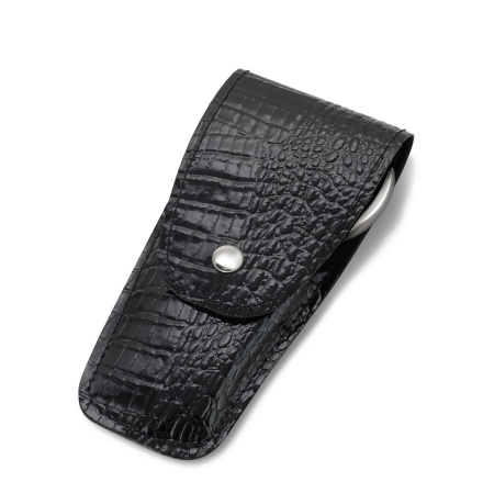 Silver Star Маникюрный набор МН 04-2 черный, 4 предмета, на кнопке 