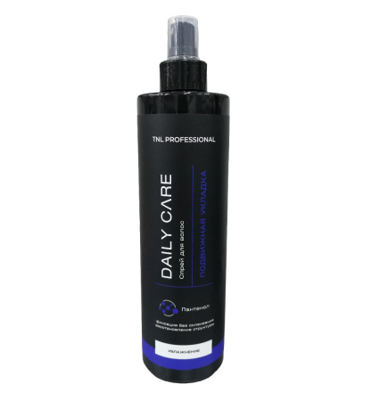 Спрей для волос подвижная укладка TNL Daily Care “Увлажнение” с пантенолом, 500 мл