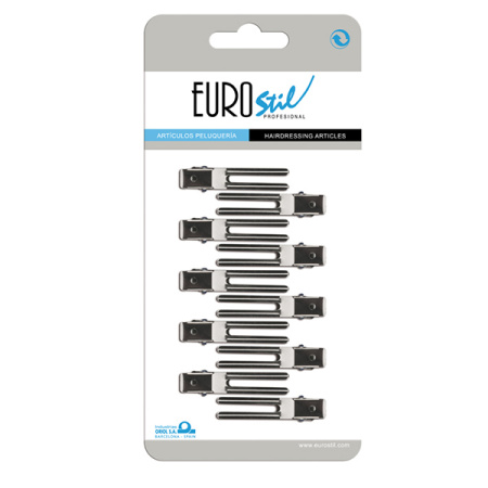 Eurostil Зажим металический маленький, 10 шт/уп