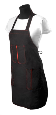 Фартук "Hair Secret" с карманами, черный																															