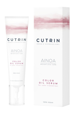 Масло-сыворотка для волос Cutrin Ainoa Color, 40 мл