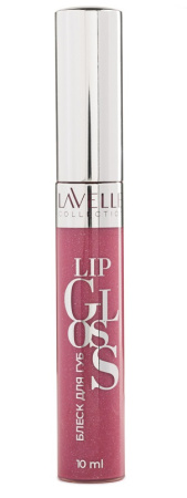 LavelleCollection блеск для губ Lip Gloss Silver тон 39 темно-розовый искрящийся 10мл