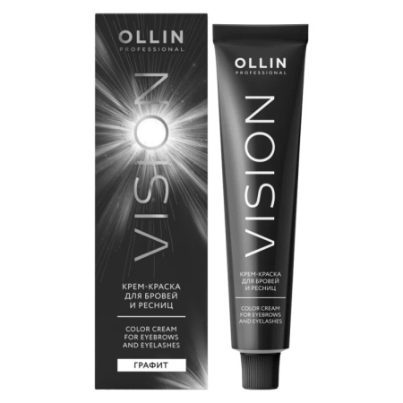 Ollin Крем-краска для бровей и ресниц (Графит)Vision 20 мл 