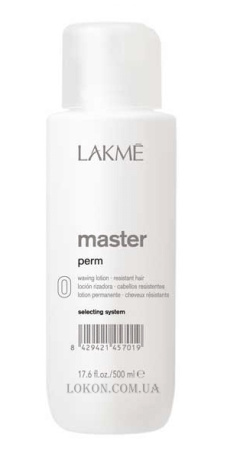 Master perm selecting system 0 лосьон для завивки волос, 500 мл