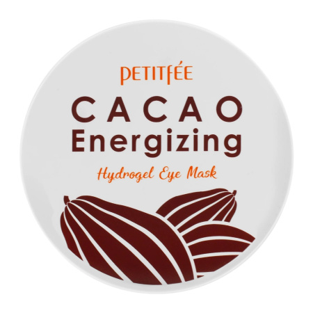 PETITFEE Гидрогелевые патчи для глаз Какао - Cacao Energizing, 60 шт