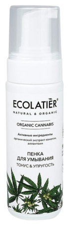 Пенка для умывания Organic Cannabis "Тонус и упругость", 150 мл