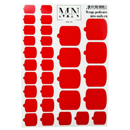 Плёнки для педикюра MIW Nails SF-30