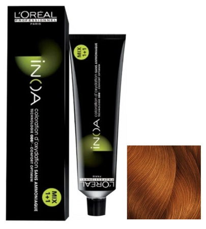 Краска для волос Loreal INOA, 7.43 блонд. медно-зол., 60 мл