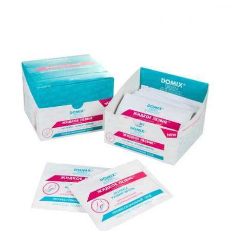 Салфетка Domix "Жидкое лезвие" экспресс - размягчитель, 17 мл