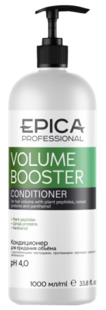 Кондиционер Epica Volume Booster для объёма волос, 1000 мл