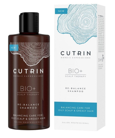 Шампунь для жирной кожи головы Cutrin Bio+ Re Balance, 250 мл