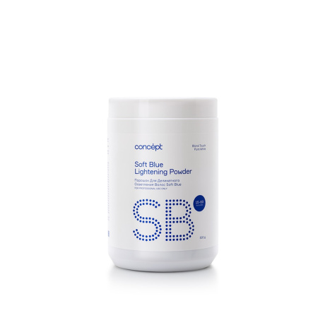 Порошок для осветления волос Concept голубой, 500 г